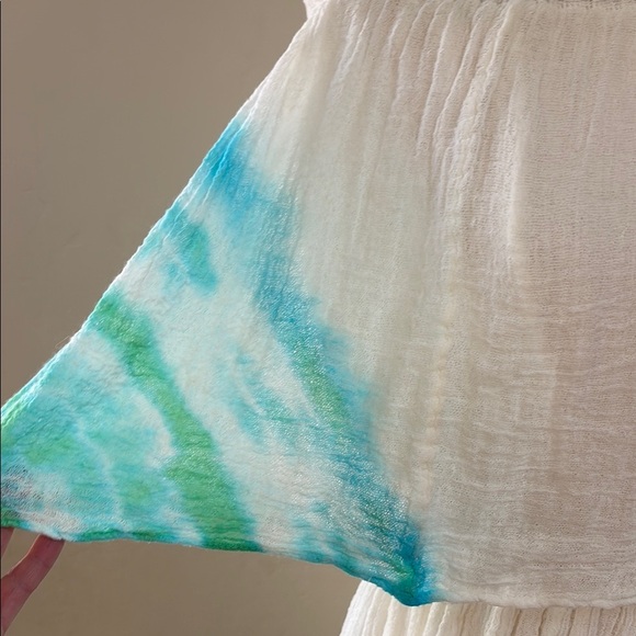 Htf Jen’s Pirate Booty cotton gauze tie dye mini tunic dress S - Picture 2 of 9